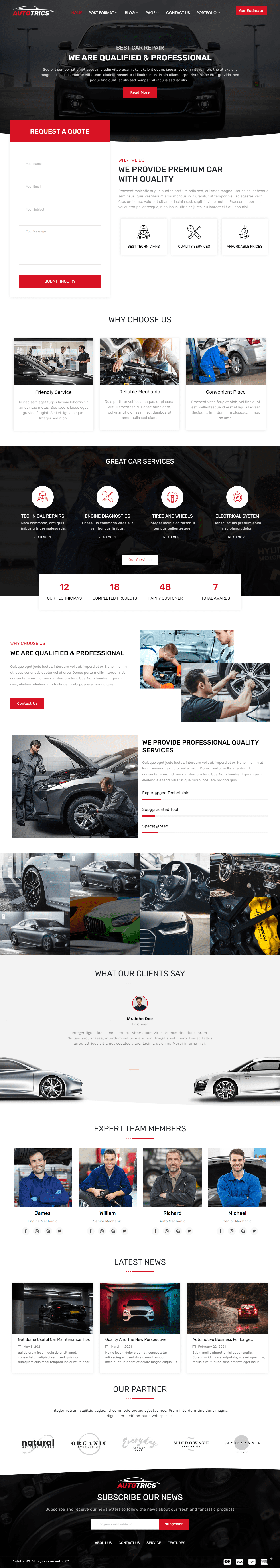 Automobile Repairs-website-template-1