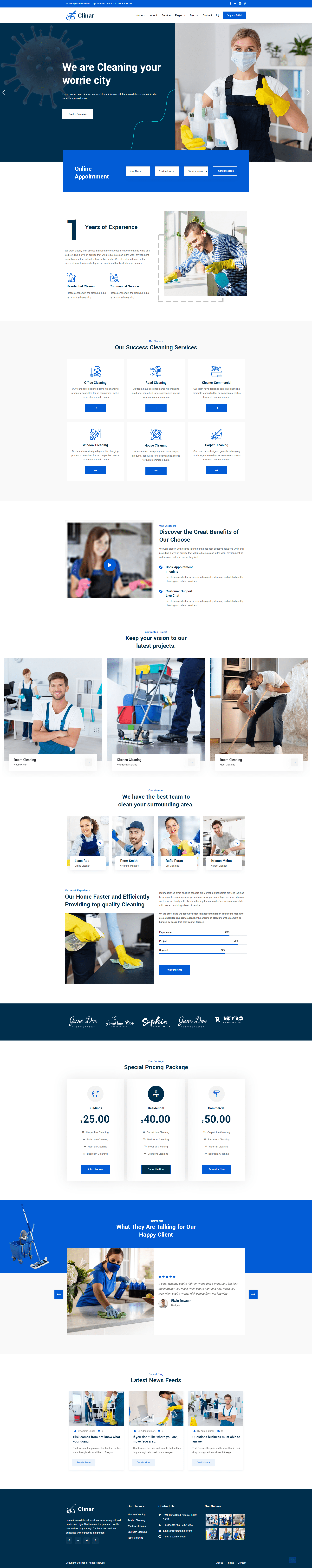 Cleaning & Maid Services-website-template-1