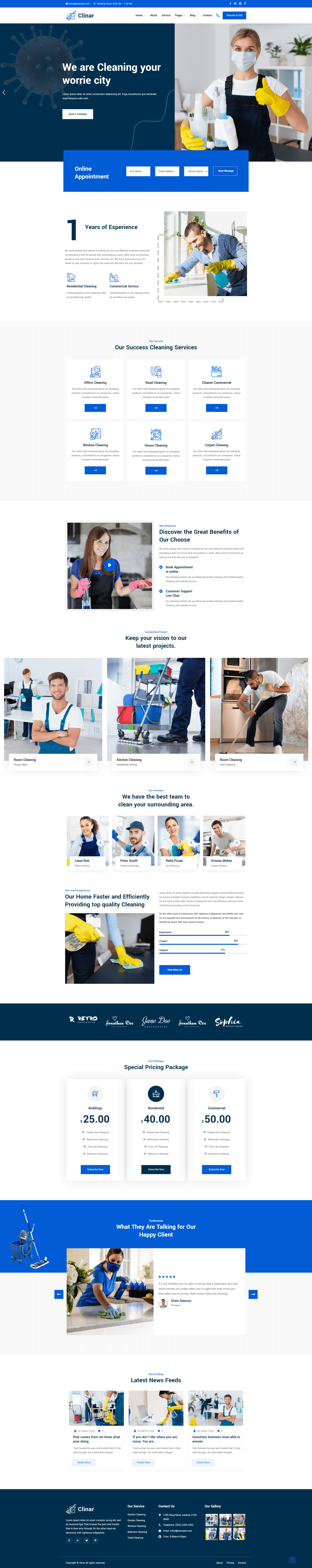 Home Services Website Template
