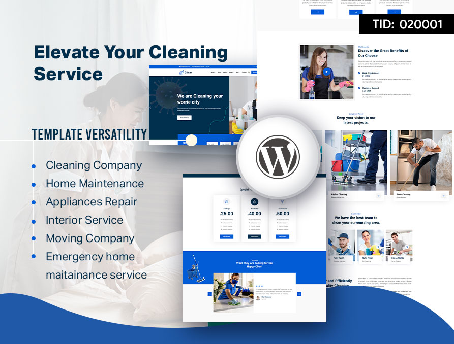 HSCS Maintenance & Cleaning Service WordPress Theme