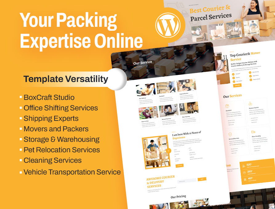 TPM Courier & Delivery Service WordPress Theme