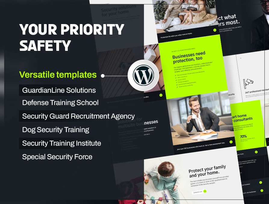 SSSS Security Guard WordPress Theme