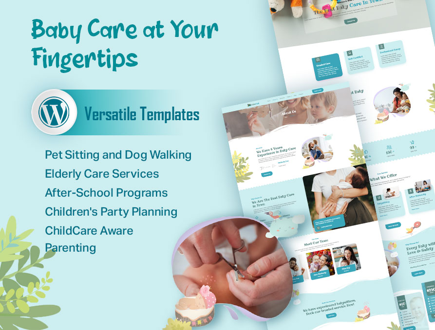BKBS Baby Care Services WordPress Theme